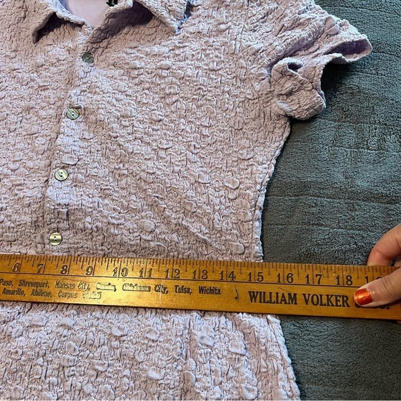 Lavender Textured Midi Dress #LK2 - Picture 9 of 16